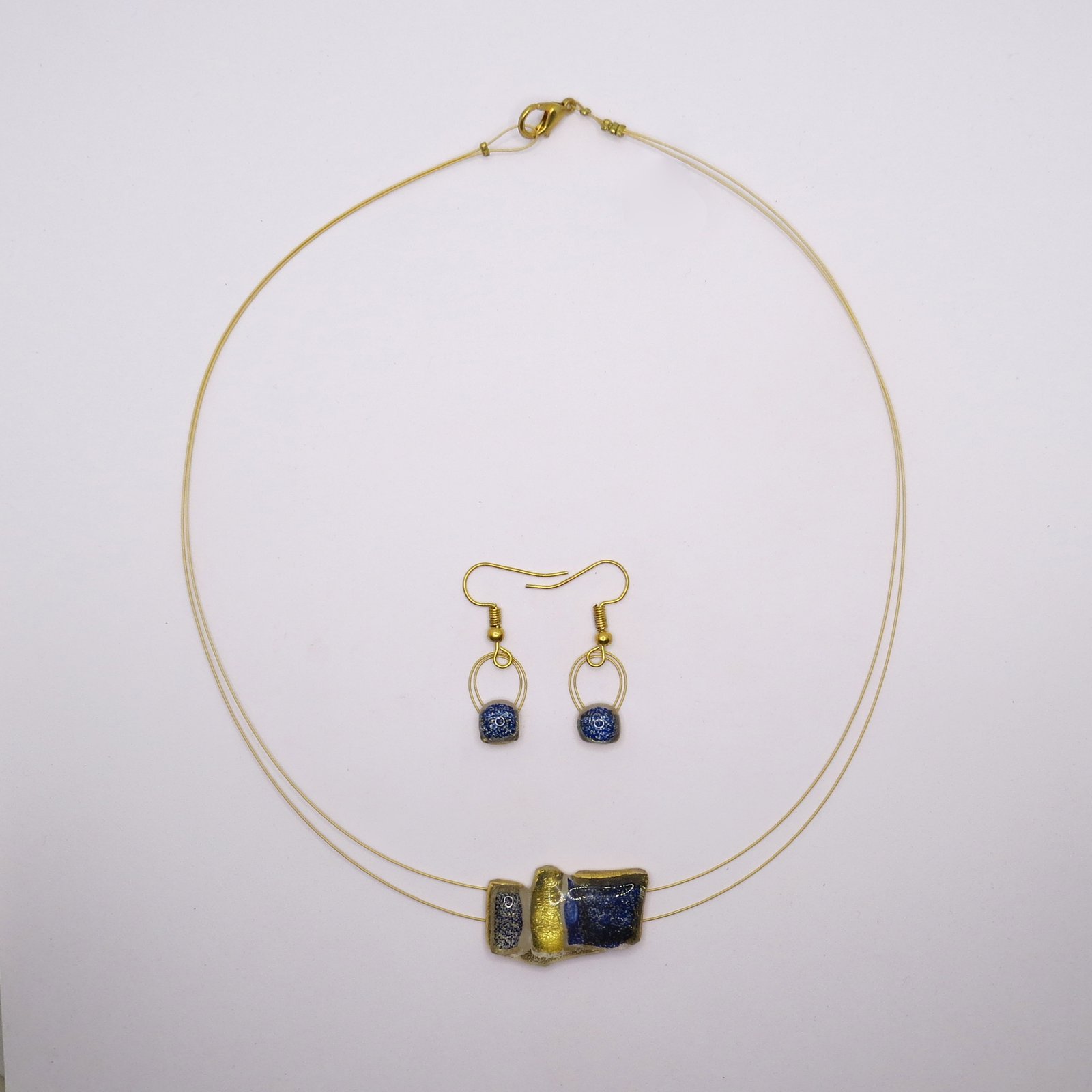 Indigo Illumination Gold Glass Set